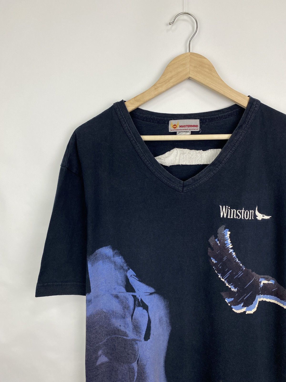 Marlboro 🇺🇸 Vintage 90s Winston cigarette t-shirt retro Y2K rare hupe Size US XL / EU 56 / 4 - 2 Thumbnail