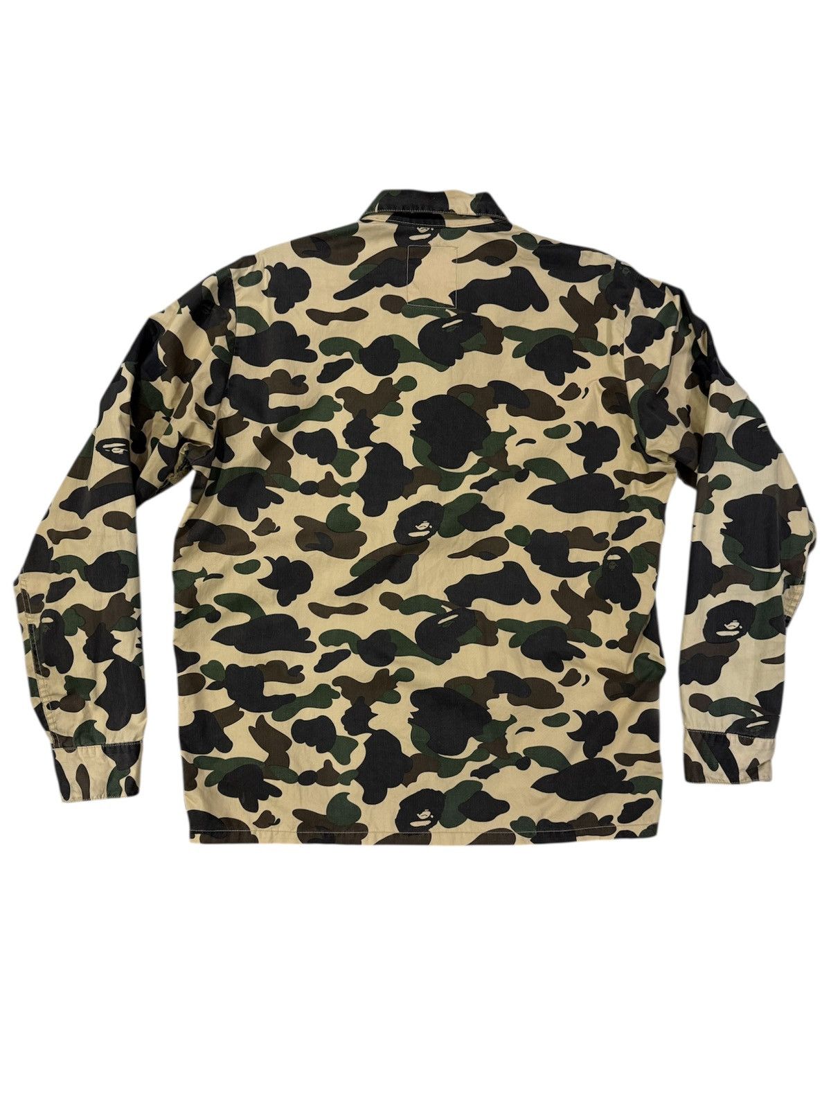 Bape bapesta camo A.S.N.K.A longsleeve button ups shirts Size US M / EU 48-50 / 2 - 2 Thumbnail