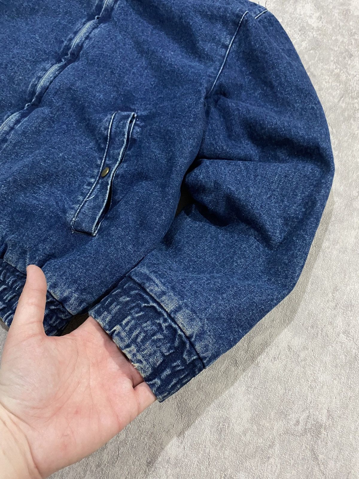 Vintage Vintage USA 80s Panoply Safety Garment Denim Bomber WorkWear Size US M / EU 48-50 / 2 - 8 Thumbnail