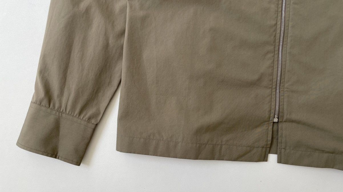 Dries Van Noten Sage Green Cotton ‘Zip Front’ Shirt Size US M / EU 48-50 / 2 - 7 Thumbnail