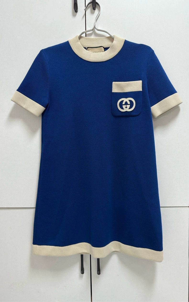 Gucci GucciBlue and white dress 2503-Nextarrow Size XS / US 0-2 / IT 36-38 - 1 Thumbnail