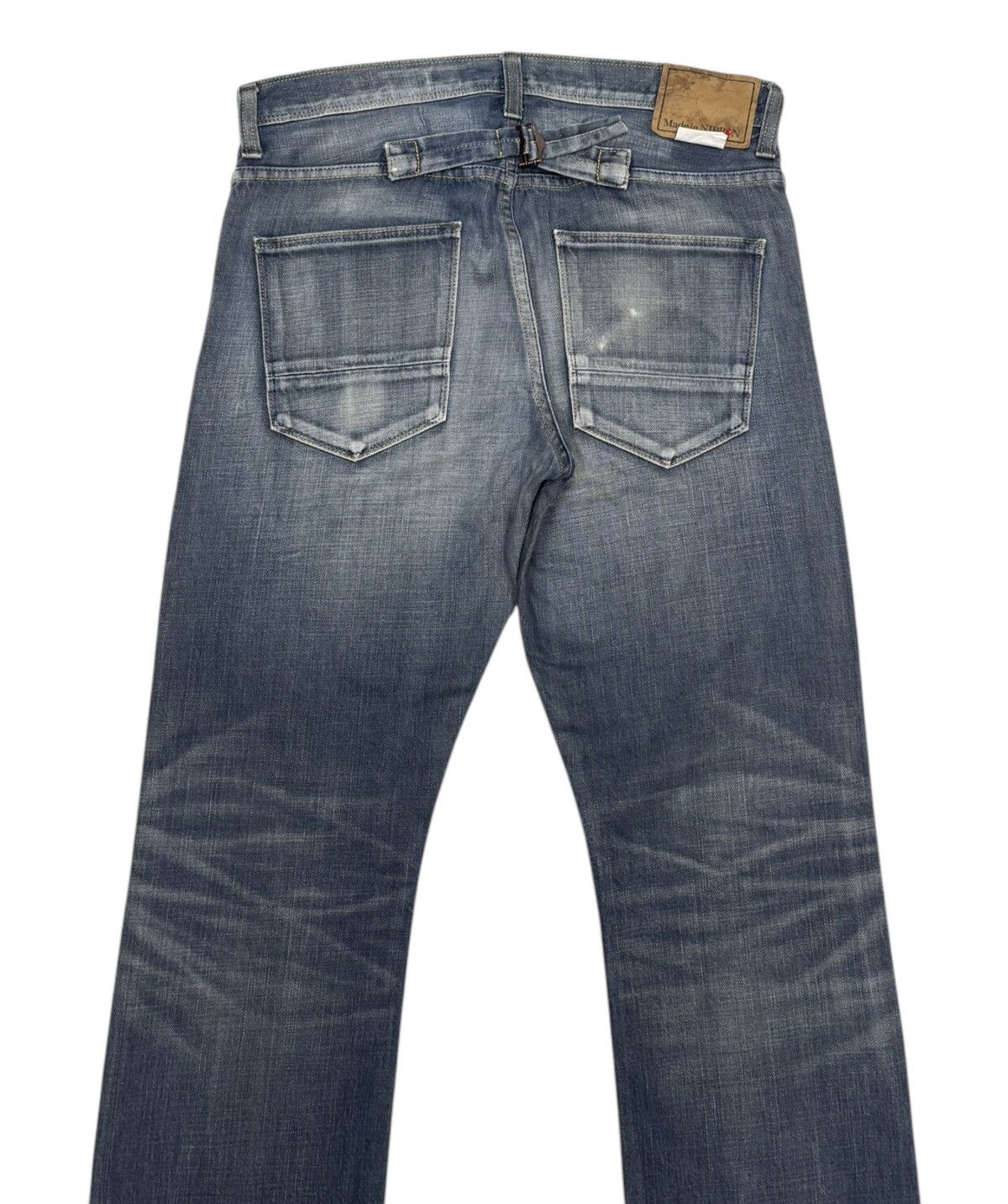 Kapital 🔥MADE IN NIPPON VINTAGE FADED JEANS BACK NUMBER DENIM JEANS Size US 32 / EU 48 - 6 Thumbnail