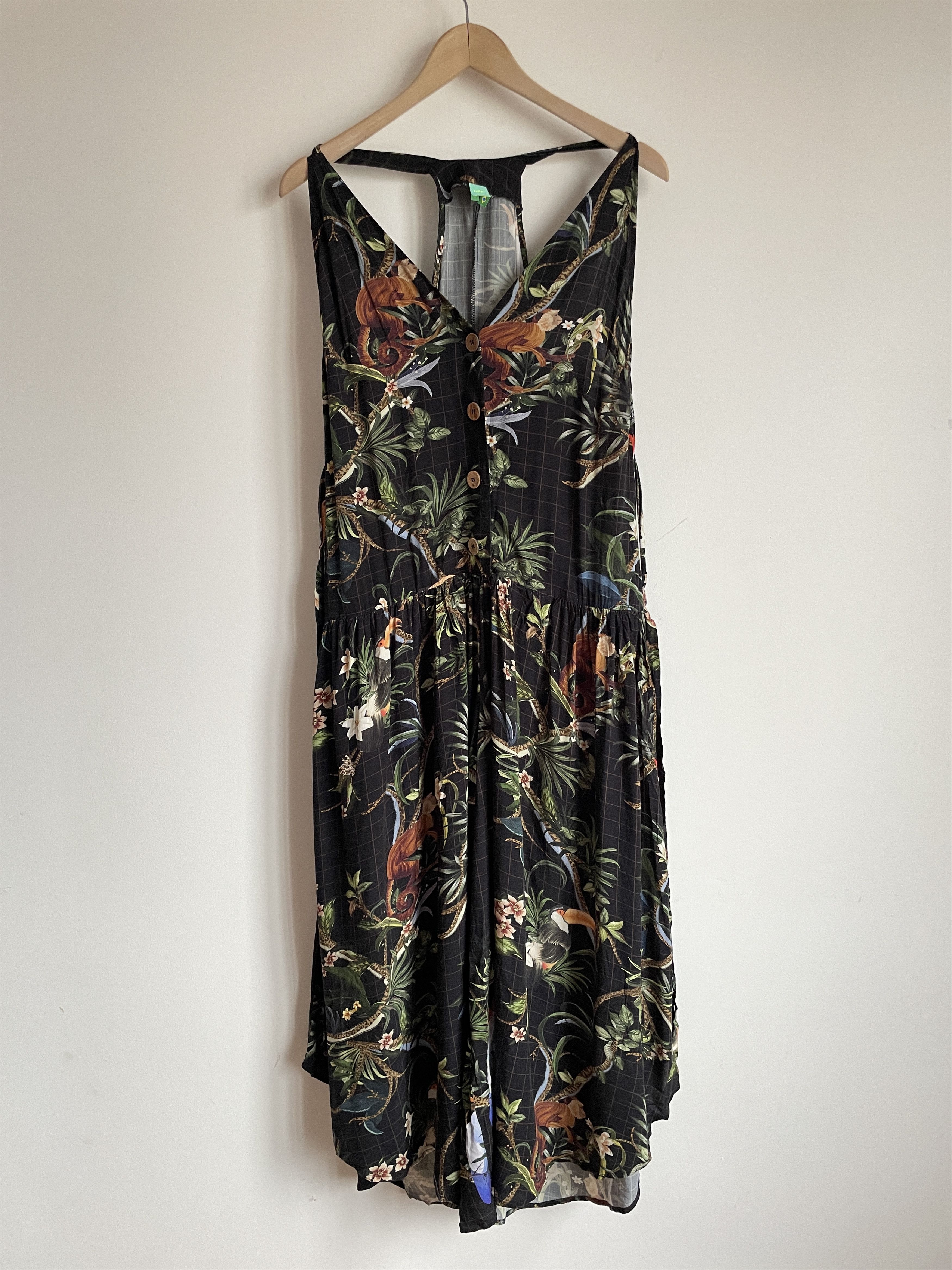 Farm Rio Farm Rio Tropical Print Jumpsuit Dress Size P Size S / US 4 / IT 40 - 1 Thumbnail