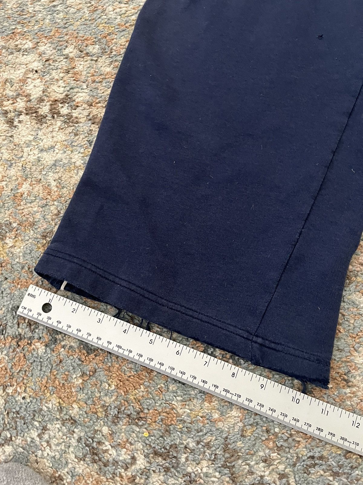 Adidas × Vintage VTG Adidas Sweatpants Navy Faded Distressed Size US 34 / EU 50 - 6 Thumbnail