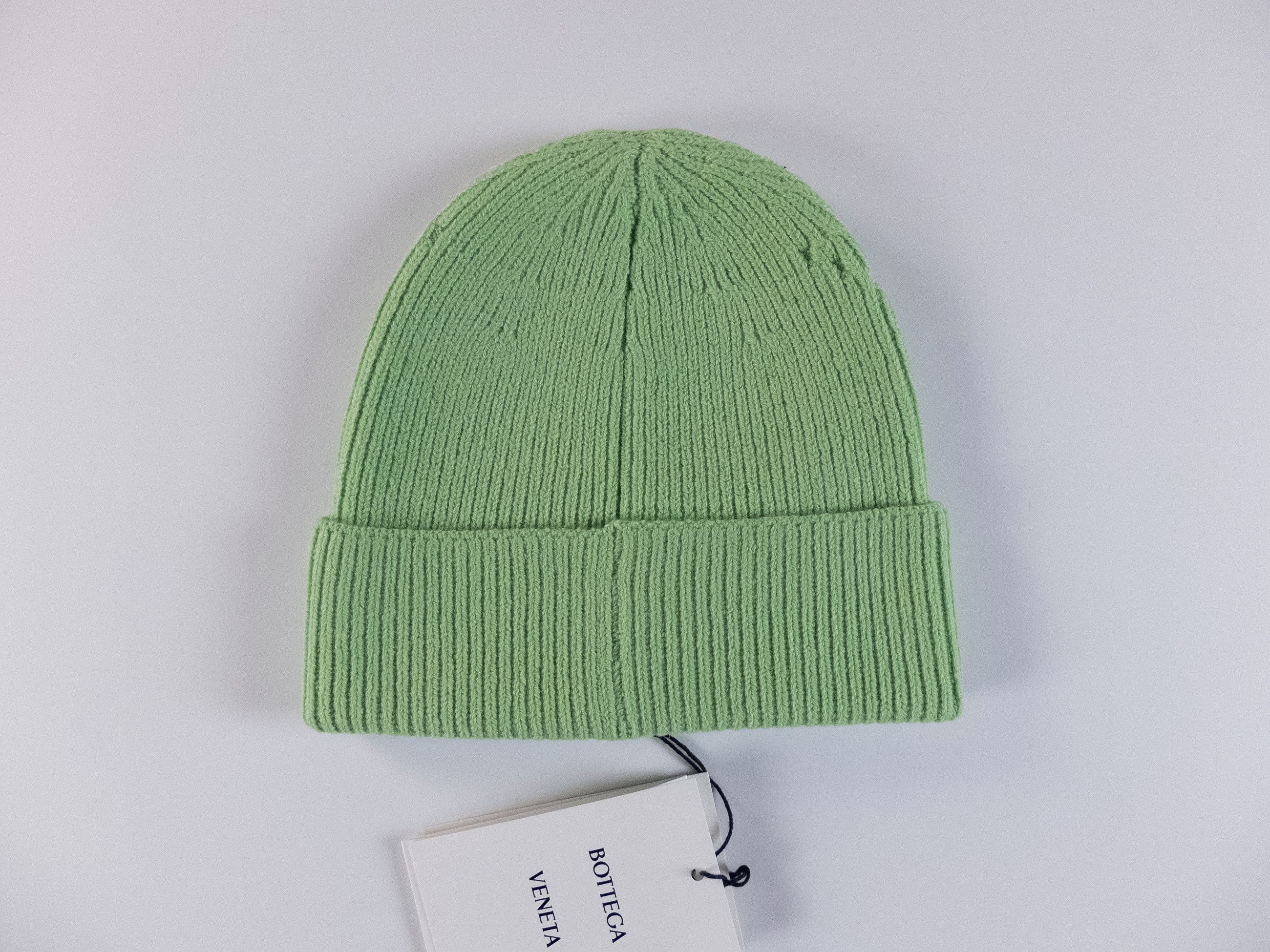 Bottega Veneta BOTTEGA VENETA pastel green cashmere beanie hat One Size q Size ONE SIZE - 4 Thumbnail