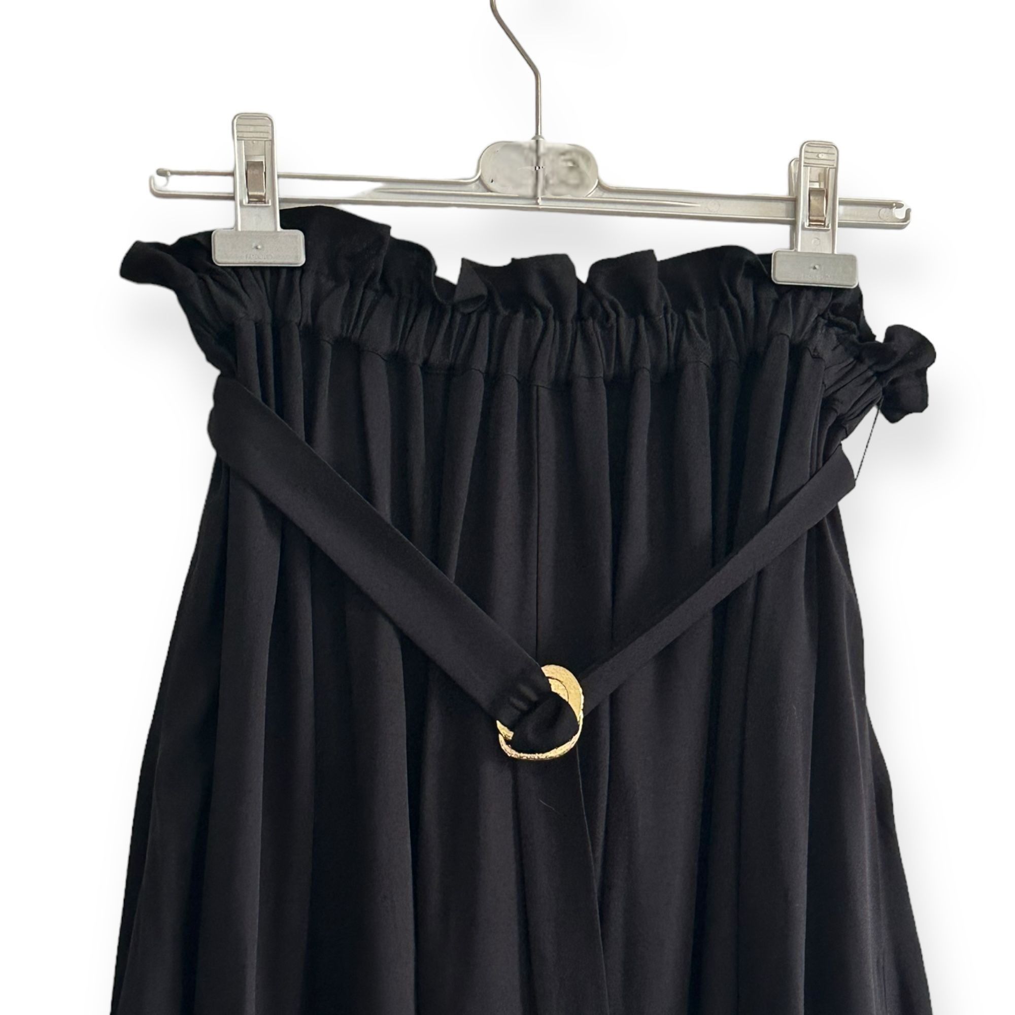 Ulla Johnson ULLA JOHNSON Zeta Midi Skirt, Noir-black, Size 8, NWt Size 30" / US 8 / IT 44 - 6 Thumbnail