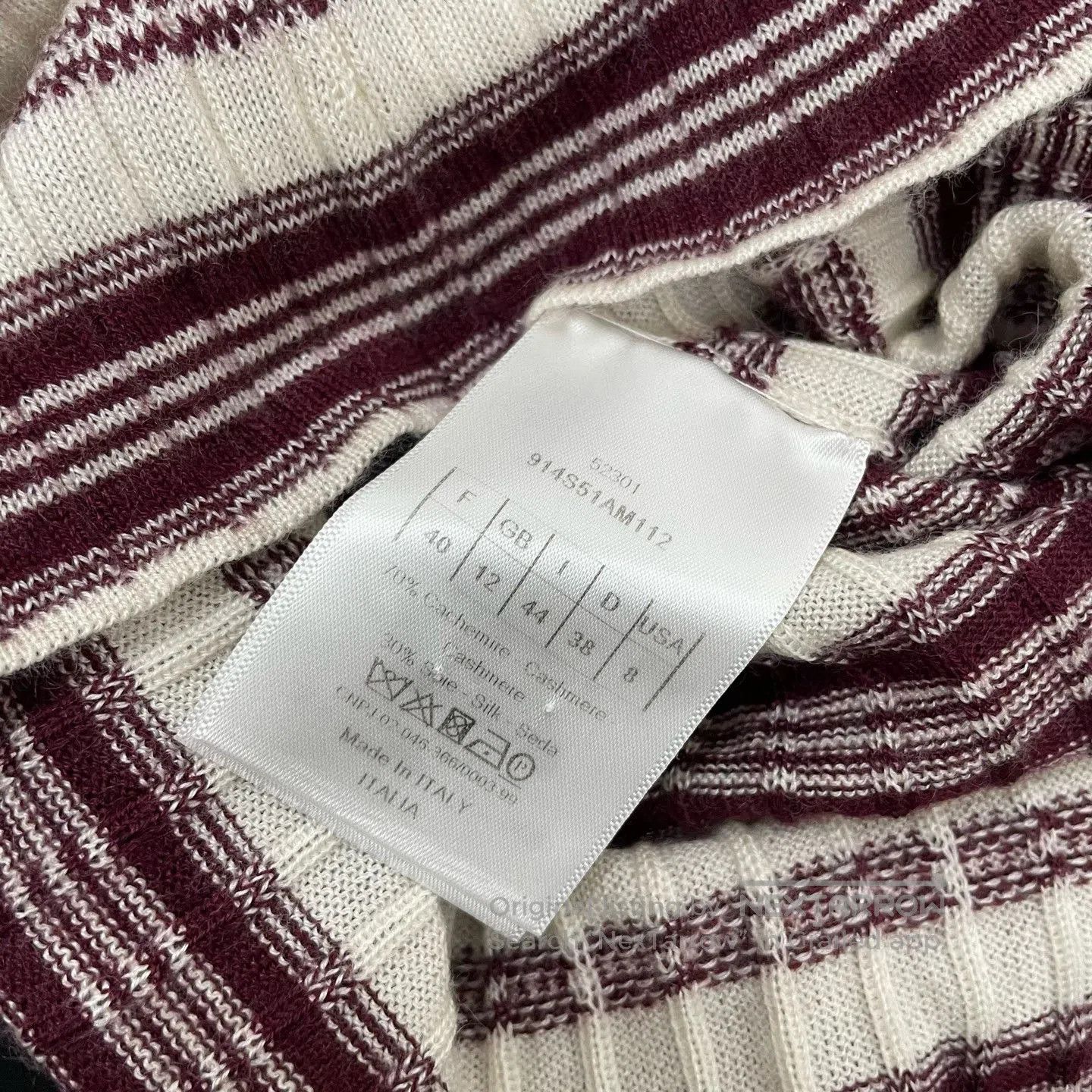 Dior Dior Stripe Ribbed Knit Short Sleeve. Size S / US 4 / IT 40 - 5 Thumbnail