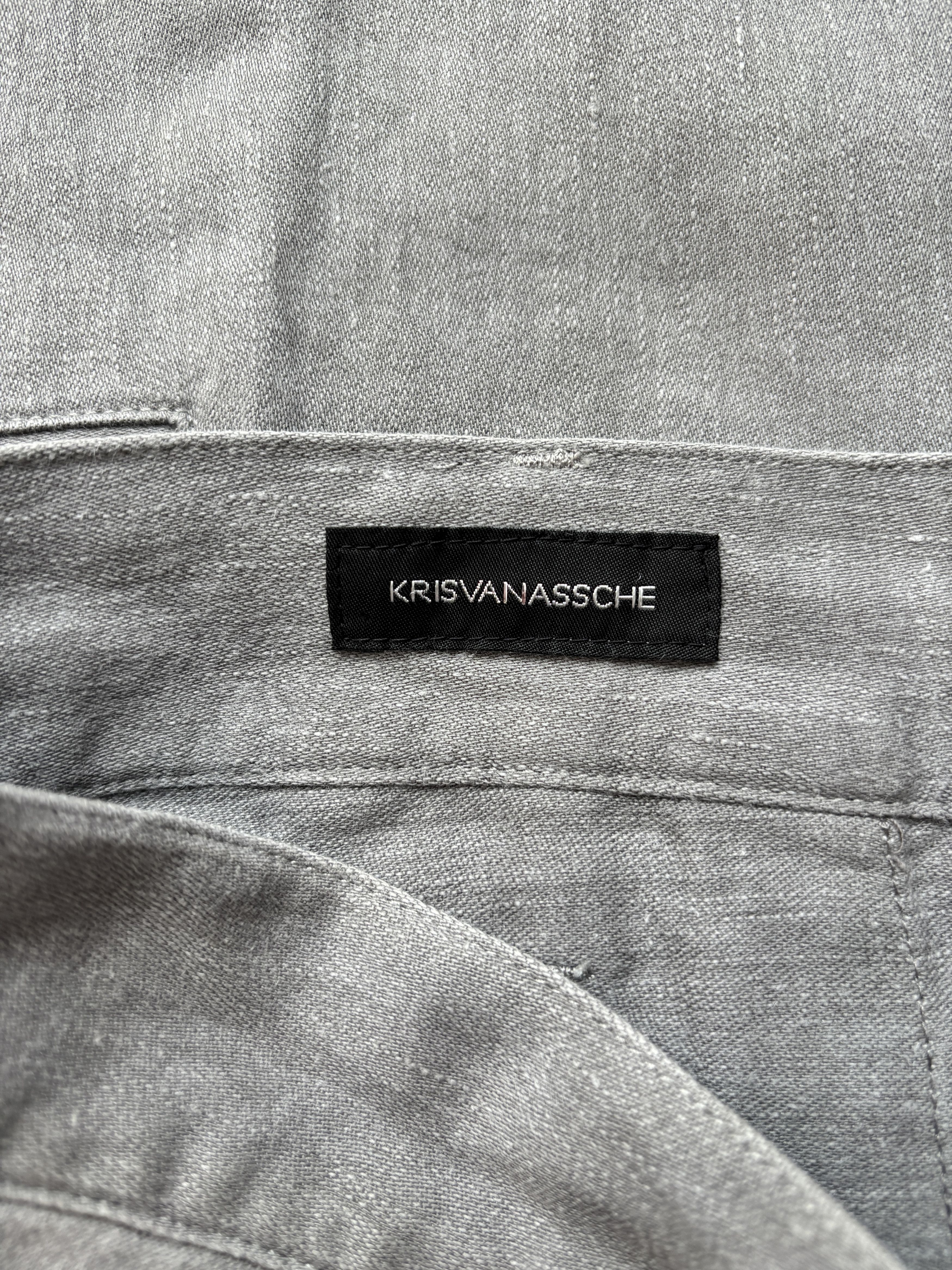 Kris Van Assche ⚡️QUICK SALE⚡️ Kris Van Assche Grey Pants Trousers Size US 34 / EU 50 - 3 Thumbnail