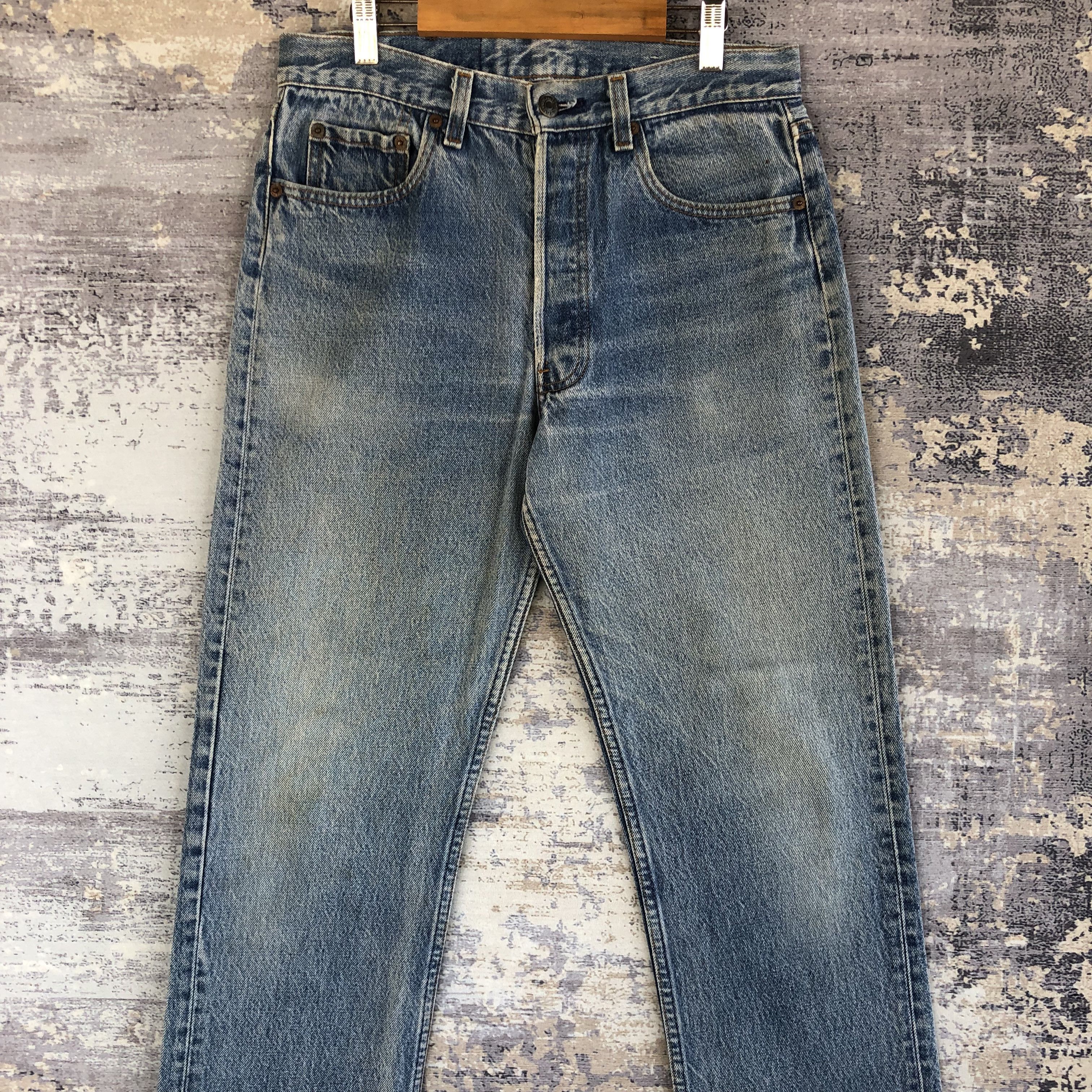 Levi's Vintage 80s Levis 501 Jeans Levi's Faded Stone Wash Denim Size 28" / US 6 / IT 42 - 3 Thumbnail