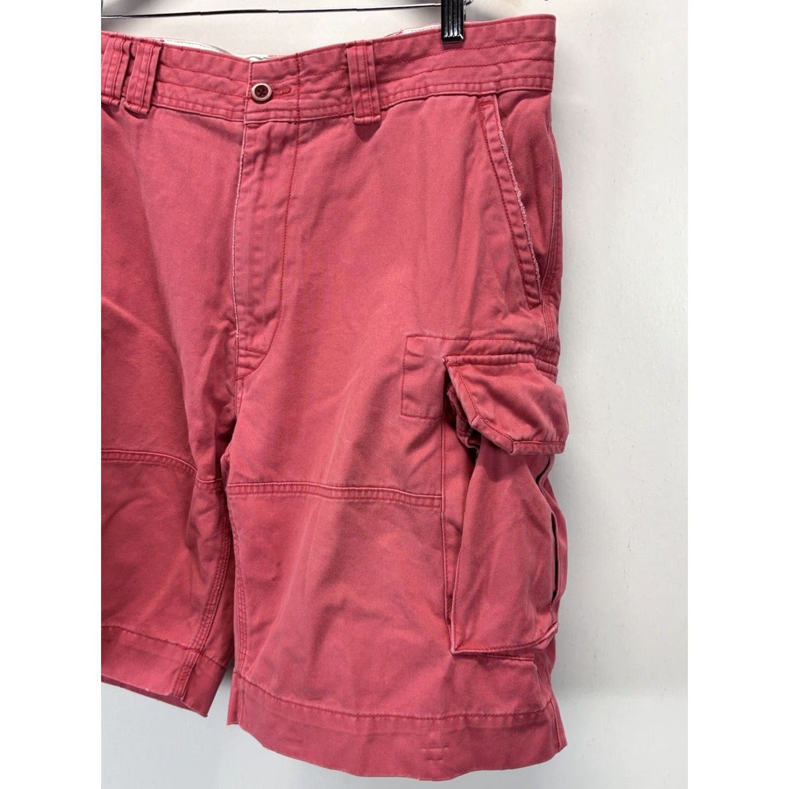 Polo Ralph Lauren VINTAGE Polo Ralph Lauren Cargo Shorts 36 Red/Pink Preppy Mens Size US M / EU 48-50 / 2 - 2 Thumbnail