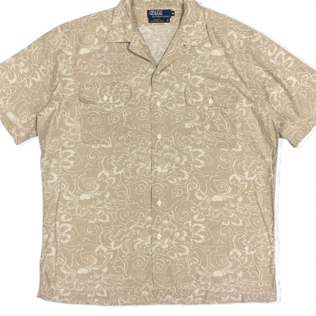 Polo Ralph Lauren Vtg Polo Ralph Lauren Double Chest Pocket Hawaiian Shirt Size US M / EU 48-50 / 2 - 3 Thumbnail