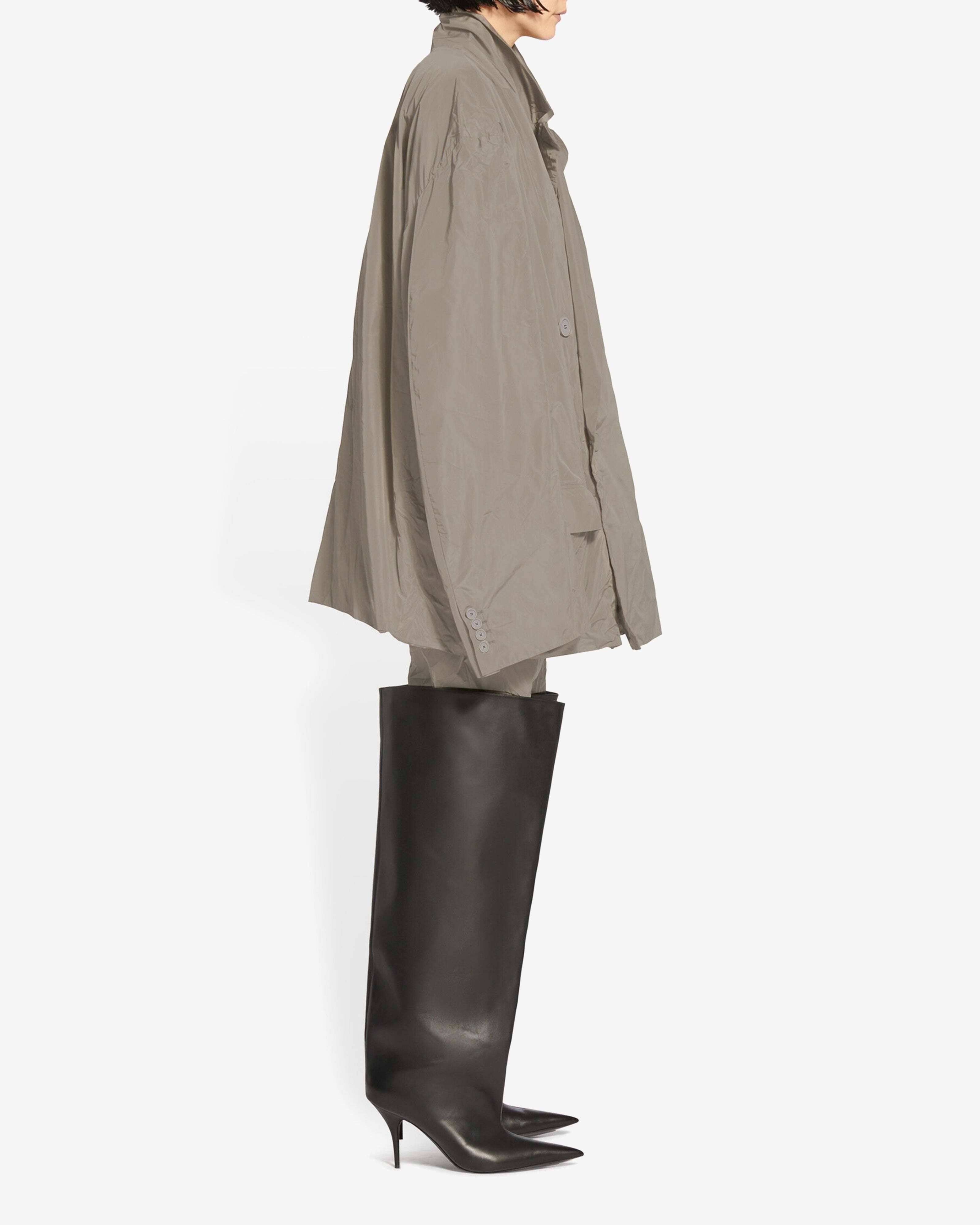 Balenciaga o1bcso1str1124 Dup / Packable Jacket in Beige Size XS / US 0-2 / IT 36-38 - 2 Thumbnail