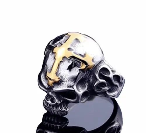 Other Vintage Skull Ring Size ONE SIZE - 2 Thumbnail