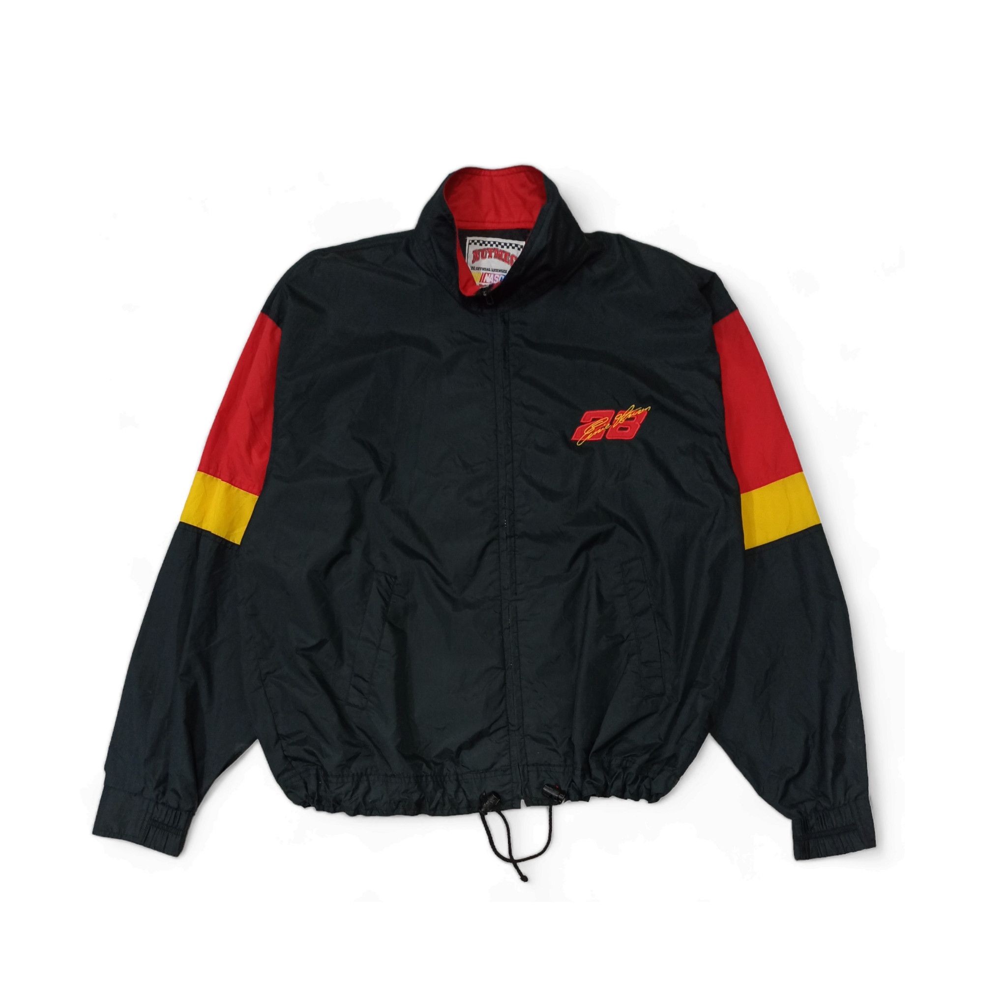NASCAR Vintage Ernie Irvan Nutmeg Authentic Nascar Official Jacket Size US L / EU 52-54 / 3 - 1 Thumbnail