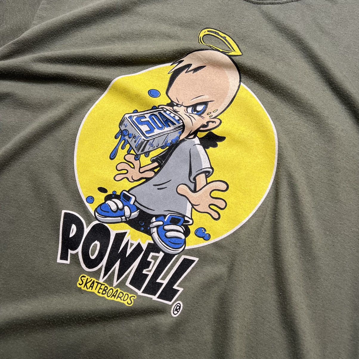 Stussy 90's Powell Peralta x Stussy Angel Boy Tee Size US XL / EU 56 / 4 - 3 Thumbnail