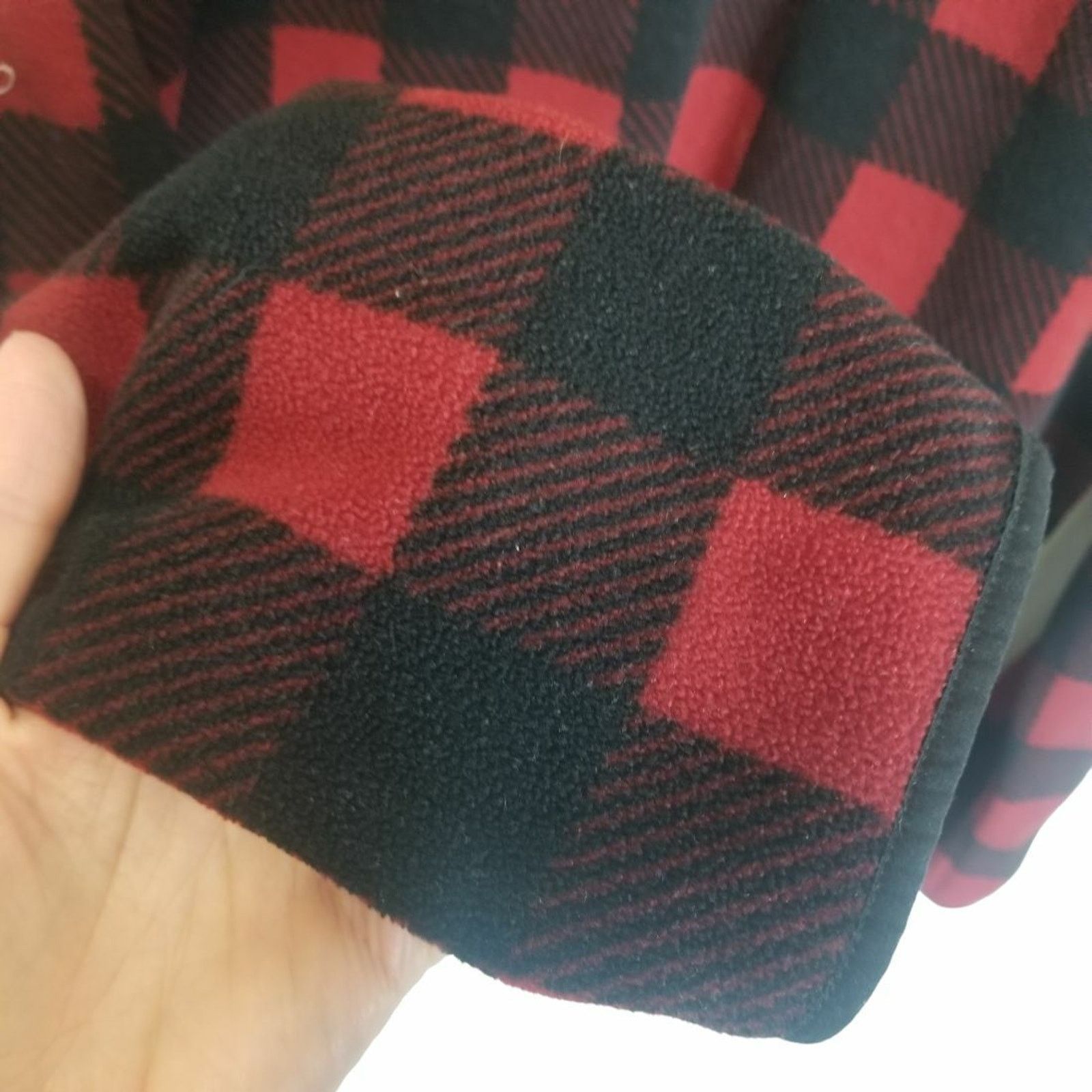 Duluth Trading Company Duluth Trading Co Mens Buffalo Plaid Fleece Pullover Sweater Size US XL / EU 56 / 4 - 4 Thumbnail