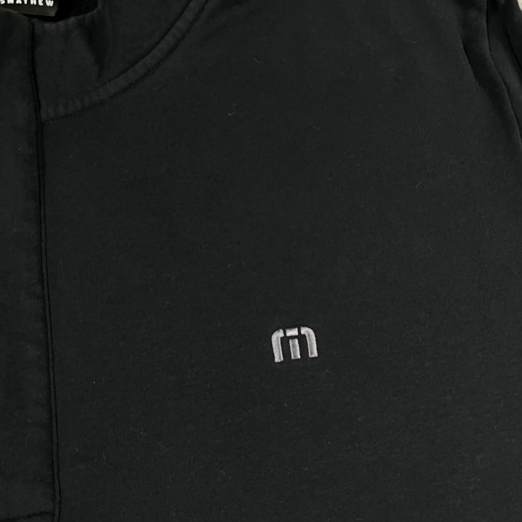 TravisMathew Travis Mathew 1/4 Zip Pullover Mens 3XL Black Stretch Golf Cotton Blend Shirt Size US XXL / EU 58 / 5 - 5 Thumbnail