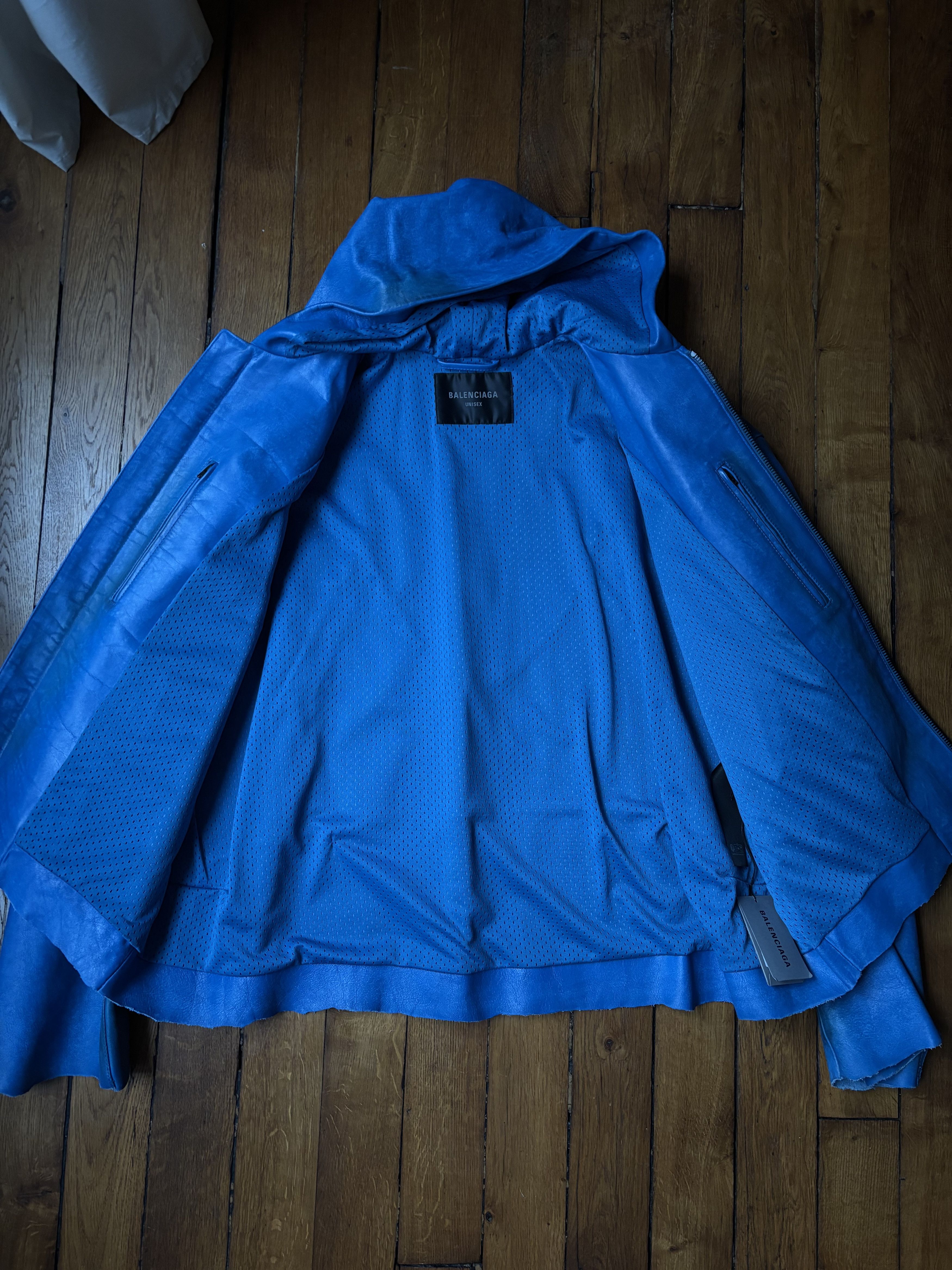 Balenciaga Balenciaga leather hooded biker jacket Size US S / EU 44-46 / 1 - 4 Thumbnail