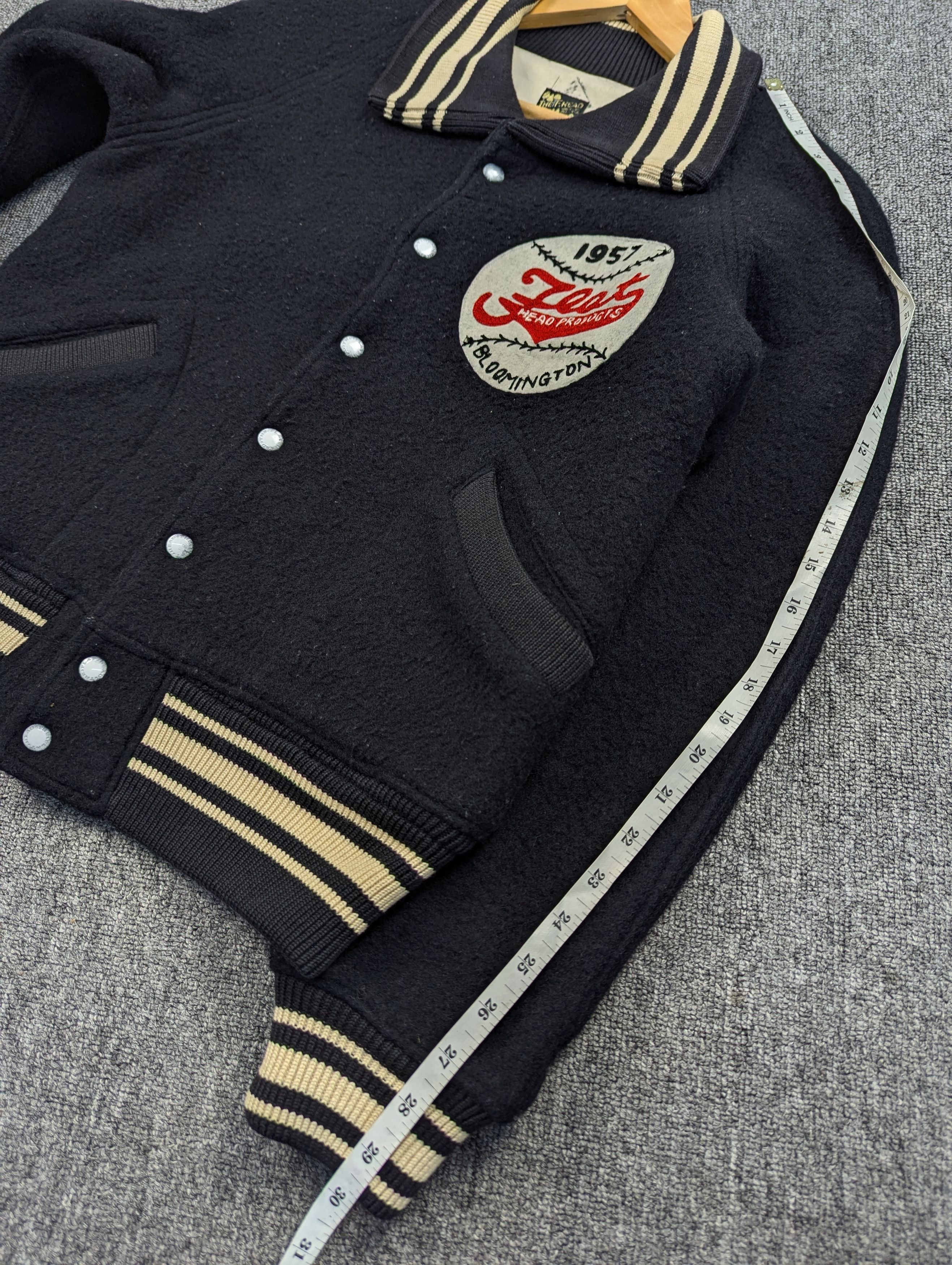 The Flat Head Vintage The Flat Head Wool Varsity Baseball Jacket Size 38 Size US M / EU 48-50 / 2 - 21 Thumbnail