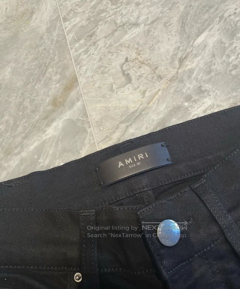 Amiri Amiri Classic Art Colorful Patchwork Black Bull Size 30 Size US 30 / EU 46 - 2 Thumbnail