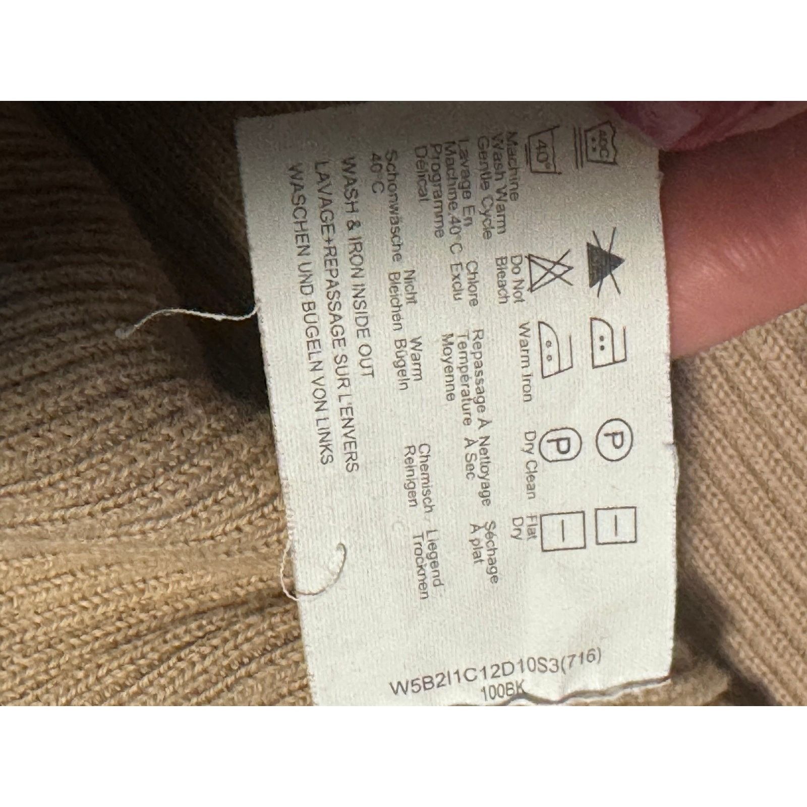 Esprit Esprit Tan Utility Button Front Sweater - Medium Size M / US 6-8 / IT 42-44 - 7 Thumbnail