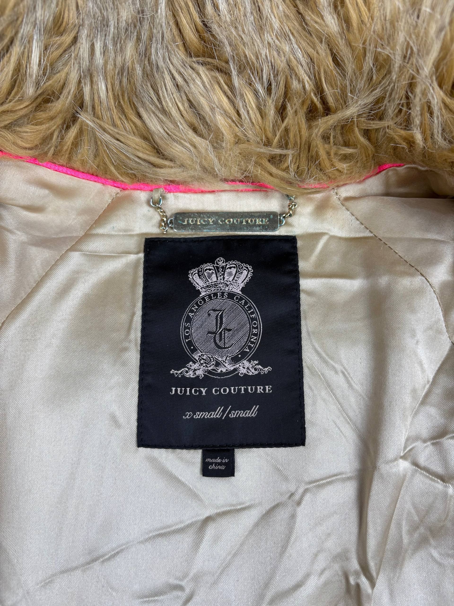 Juicy Couture Juicy Couture Faux fur coat vintage jacket Tan Shaggy Plush Size M / US 6-8 / IT 42-44 - 6 Thumbnail