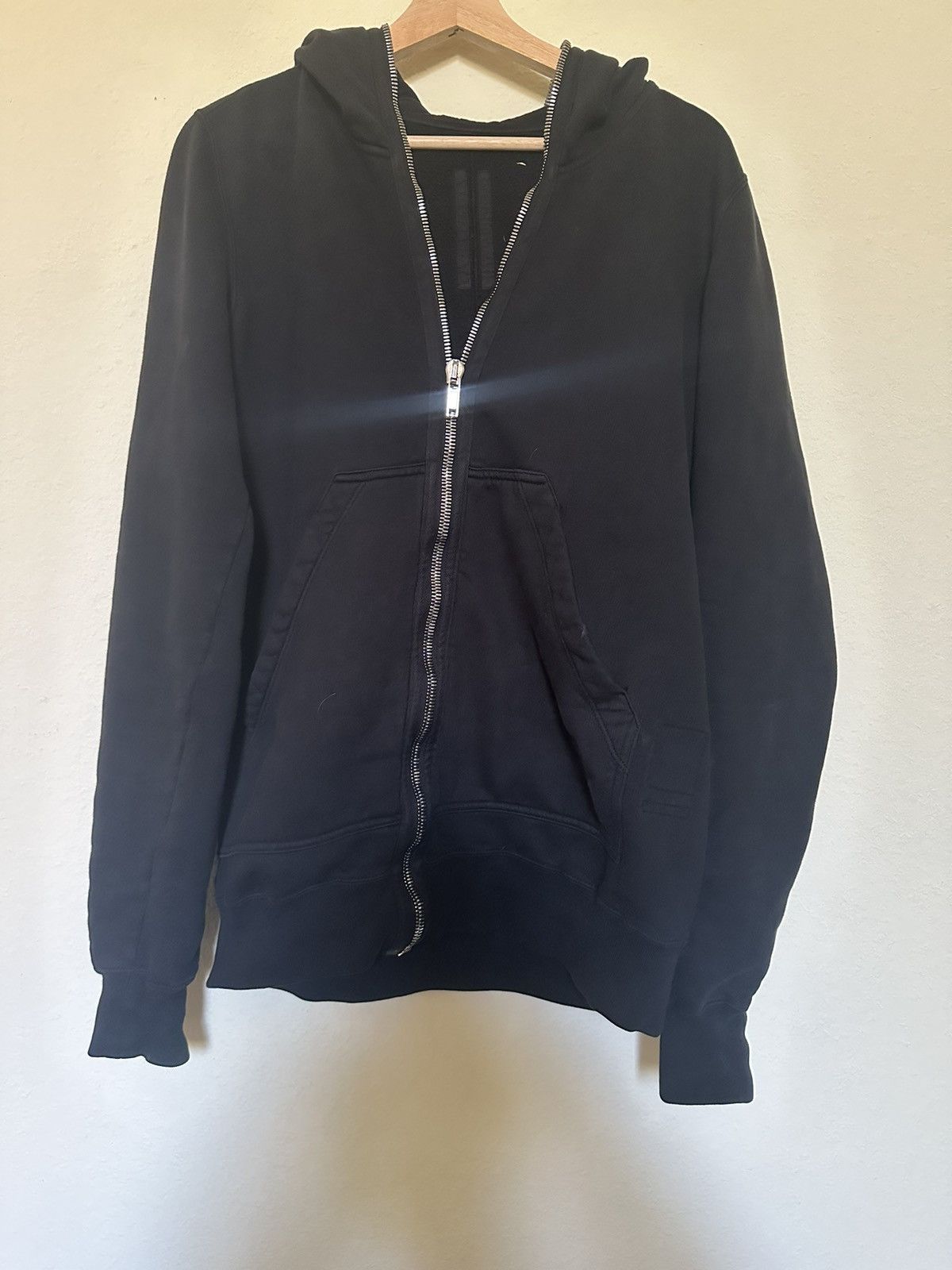 Pre-owned Rick Owens X Rick Owens Drkshdw Rick Owens Gimp Full Zip Hoodie In Black
