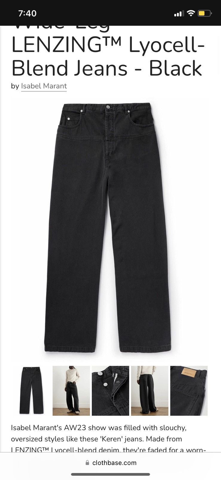 Isabel Marant Isabel Marant Keren Jeans Size US 32 / EU 48 - 1 Thumbnail
