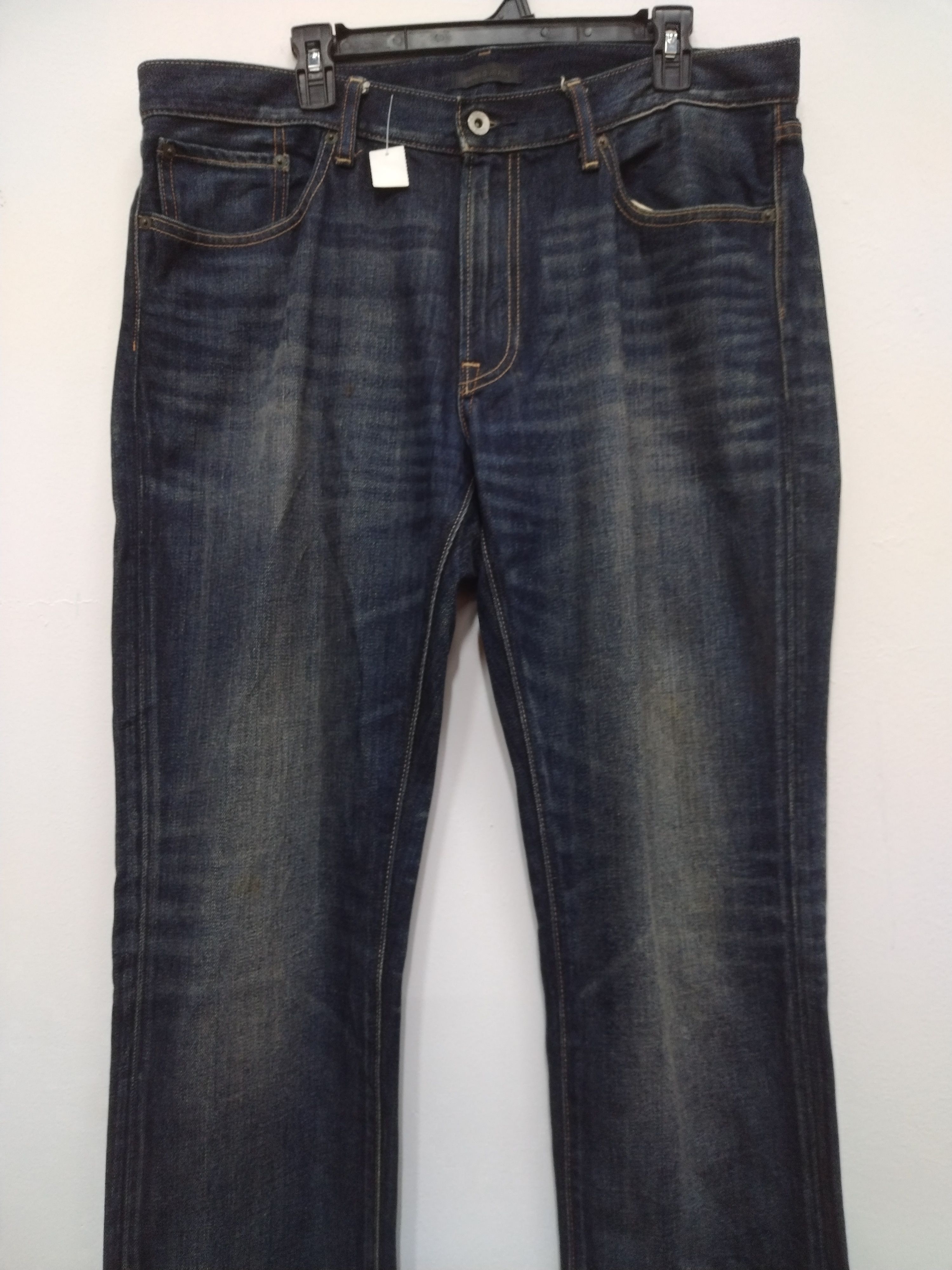 Japanese Brand × Jun Takahashi × Uniqlo Big Size Uniqlo Nice Faded Patina Regular Fit Jeans Size US 40 / EU 56 - 6 Thumbnail