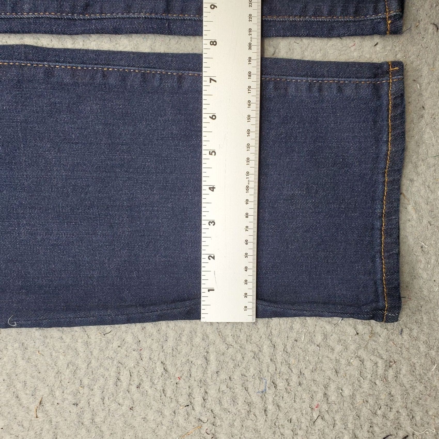 Lee Lee Jeans Mens 32 Blue Denim Faded Grunge Straight Leg Americana Streetwear - Size 32 Size US 32 / EU 48 - 5 Thumbnail