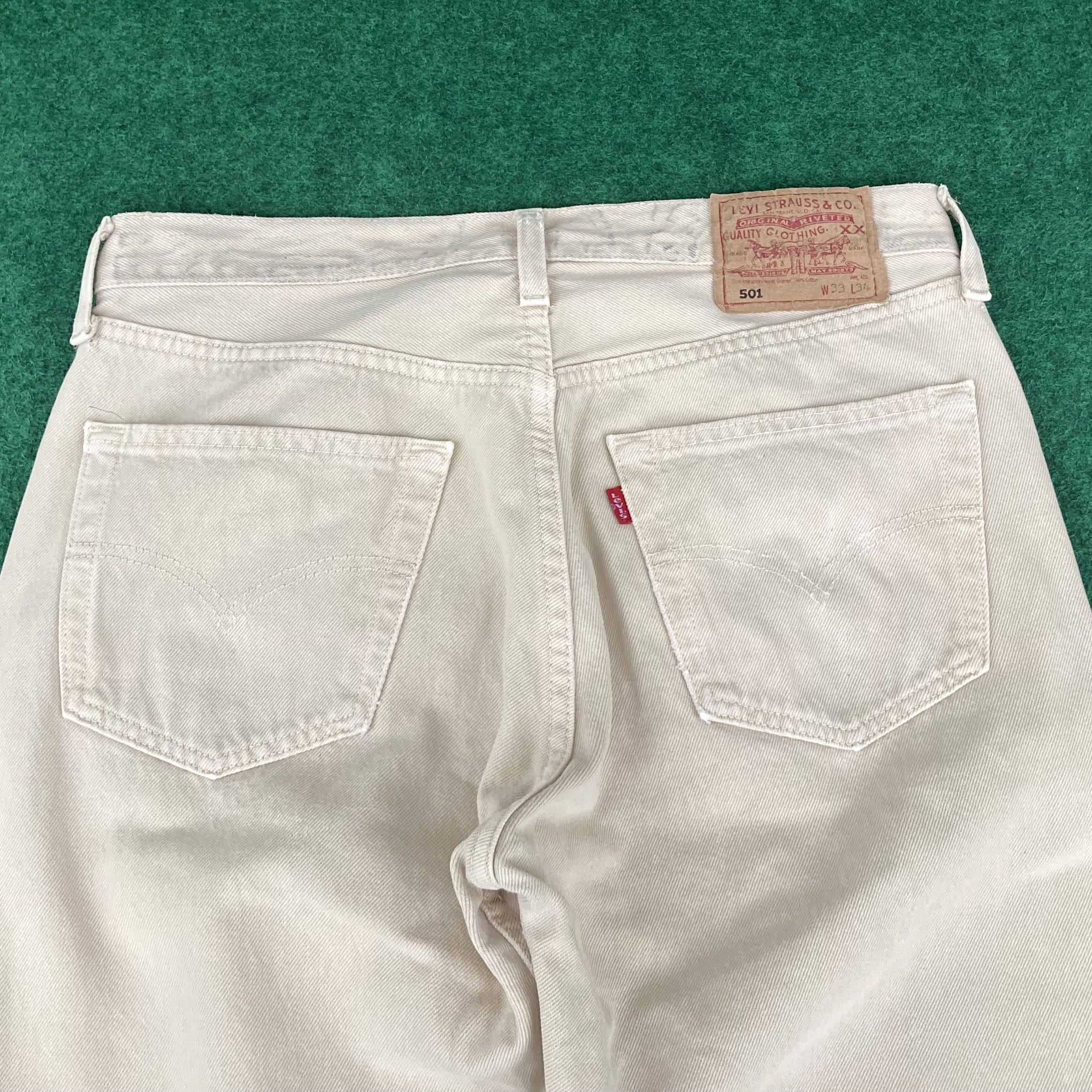 Levi's × Vintage Vtg 31x33 Levis 501 Faded Punk Grunge Jeans Size US 31 - 12 Thumbnail
