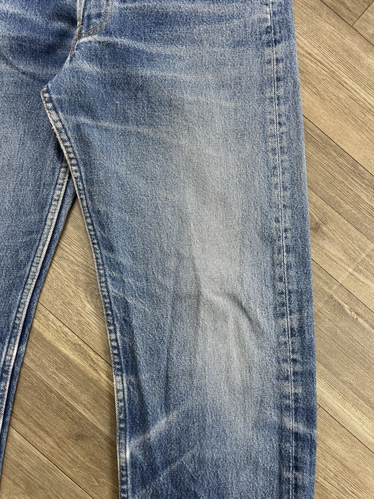 Levi's Vintage Clothing 🇺🇸1990s Vintage Levis 501XX LVC 31x33 Faded Straight Jeans Size US 30 / EU 46 - 5 Thumbnail