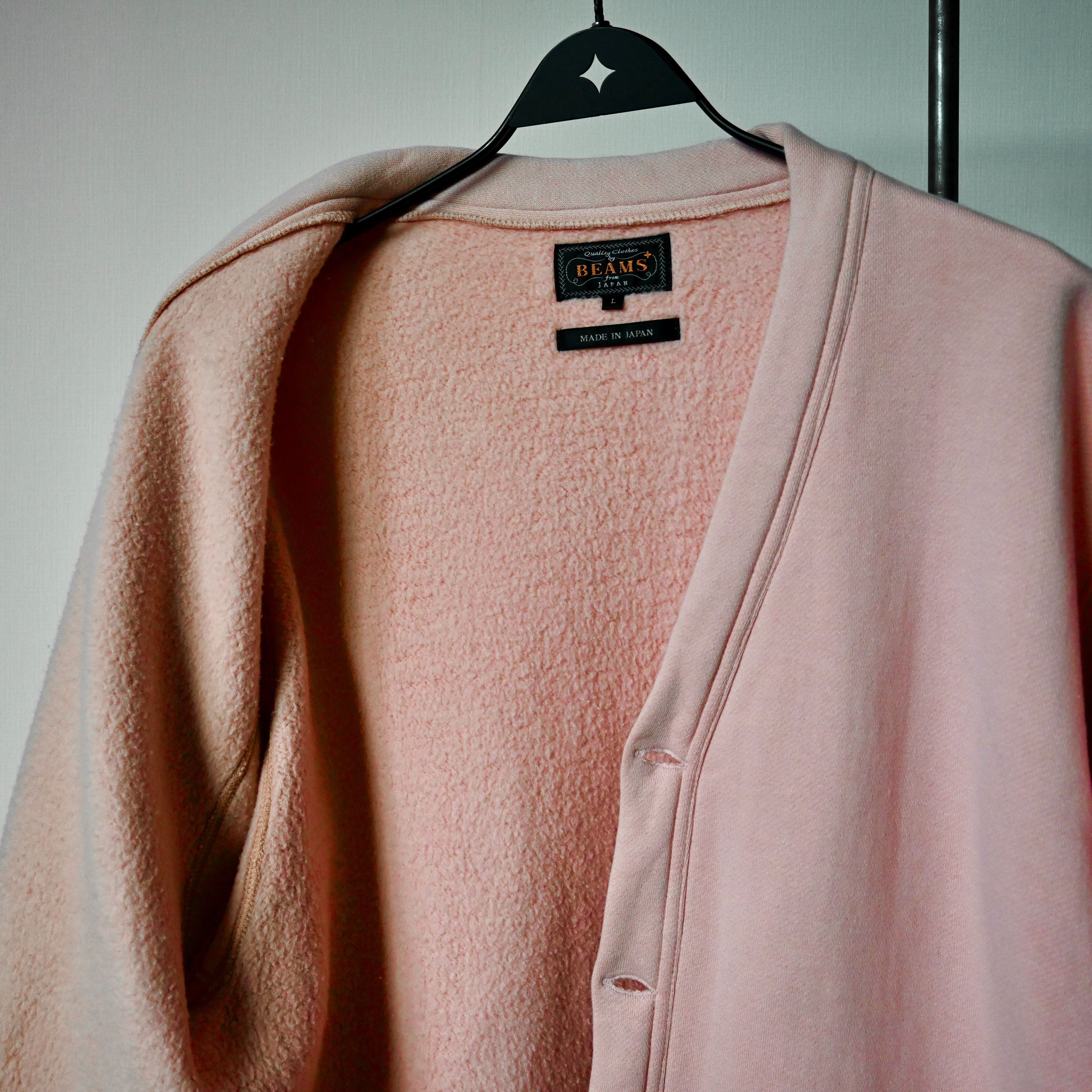 Beams Plus BEAMS Plus soft-fleeced sweat V cardigan, made in Japan Size US L / EU 52-54 / 3 - 5 Thumbnail