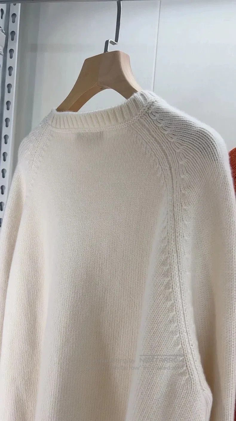 Loro Piana Loro Piana Baby Cashmere Saddle Shoulder Sweater. Size US L / EU 52-54 / 3 - 4 Thumbnail