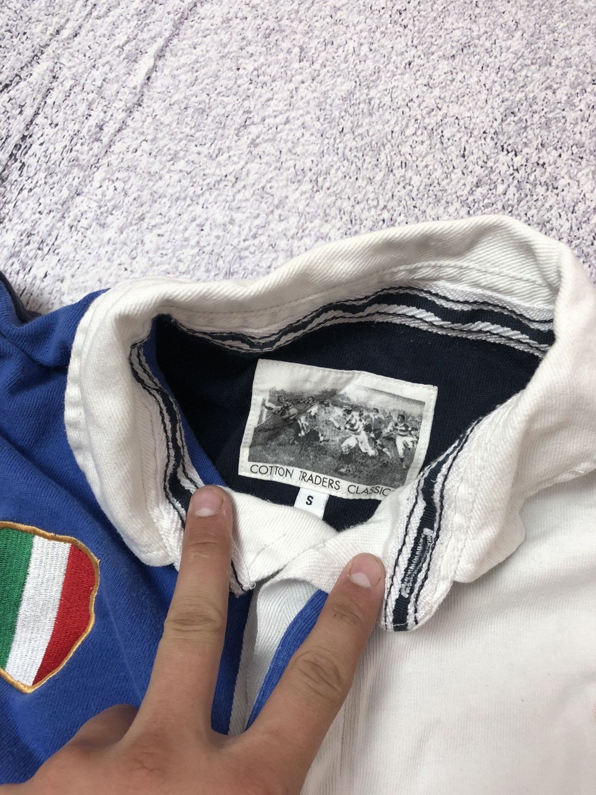 Cotton Traders Men’s vintage rugby jersey size s Italy 🇮🇹 Size US S / EU 44-46 / 1 - 5 Thumbnail
