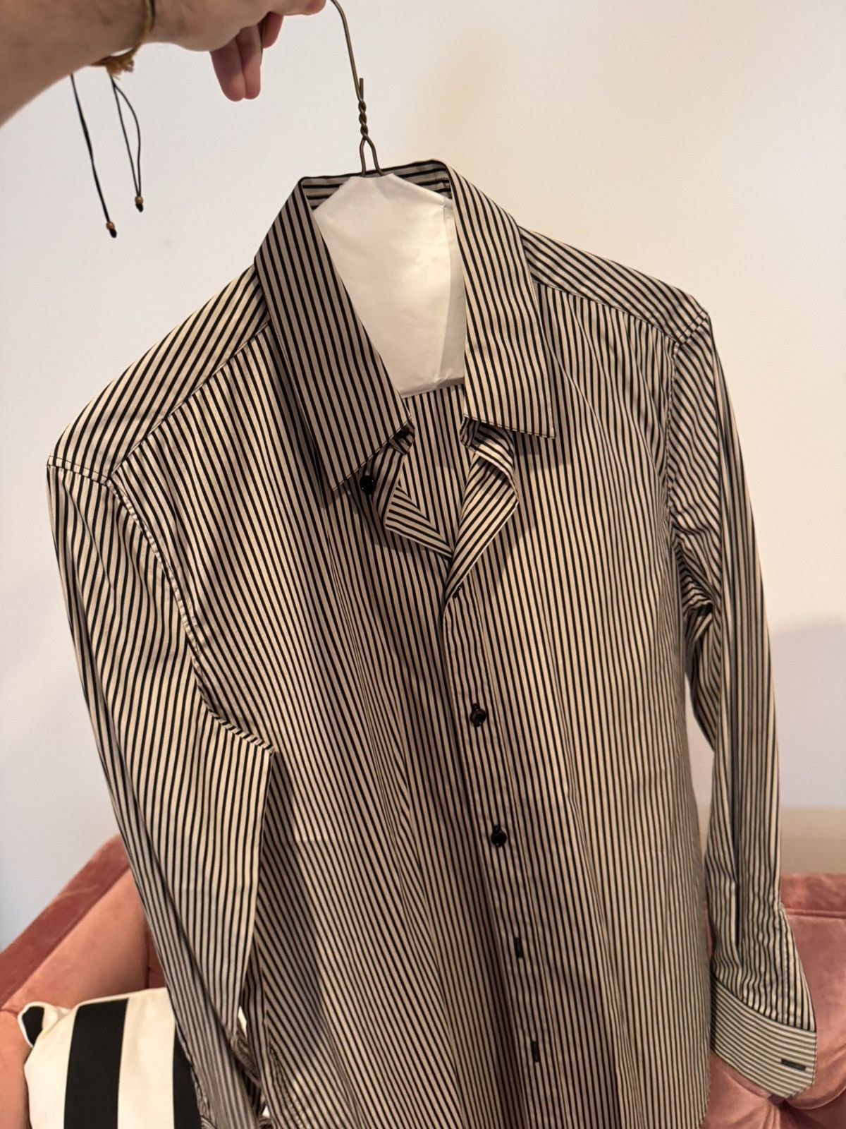 【関税&送料込】Celine Striped Shirt Celine Celine striped button up shirt | Grailed