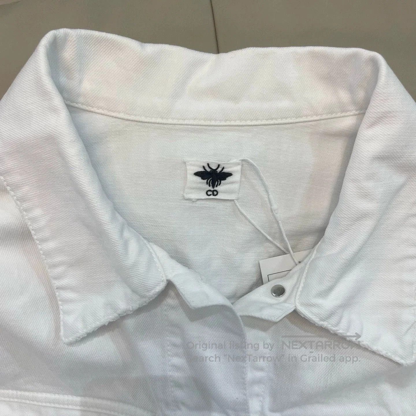 Dior Dior FW22 White Denim Jacket. Size US S / EU 44-46 / 1 - 3 Thumbnail