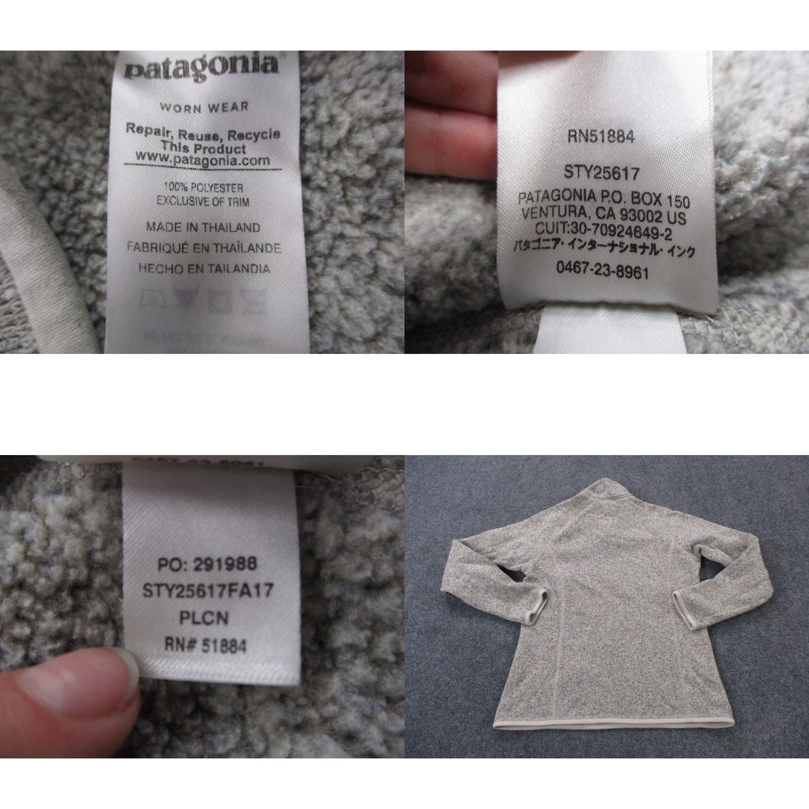 Patagonia Patagonia Jacket Women M Beige Fleece Better Sweater Outdoor Hiking 25617 Size M / US 6-8 / IT 42-44 - 8 Thumbnail
