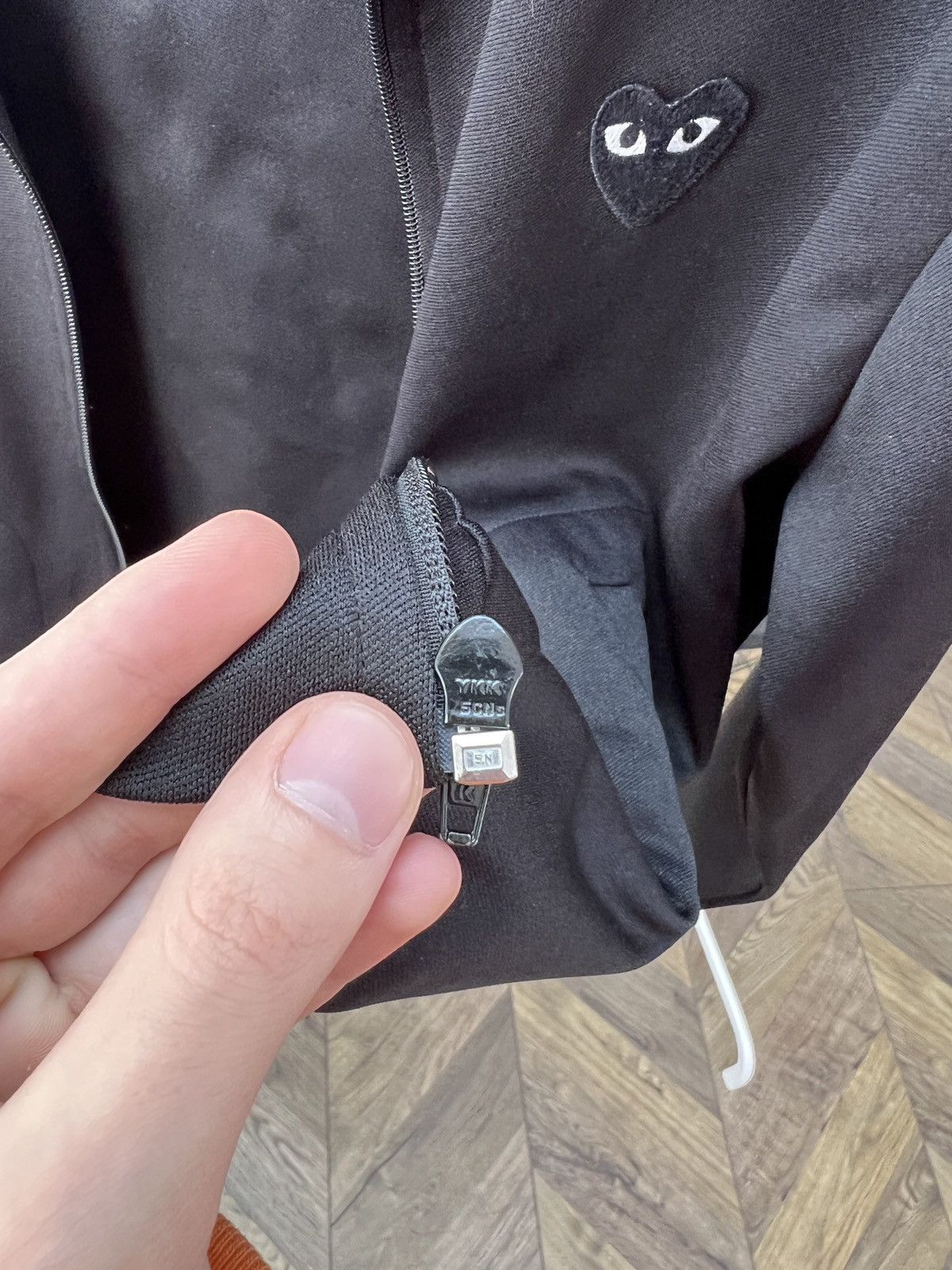 Comme des Garcons Vintage Comme des Garçons Play Track Jacket Heart Logo Size US S / EU 44-46 / 1 - 11 Thumbnail