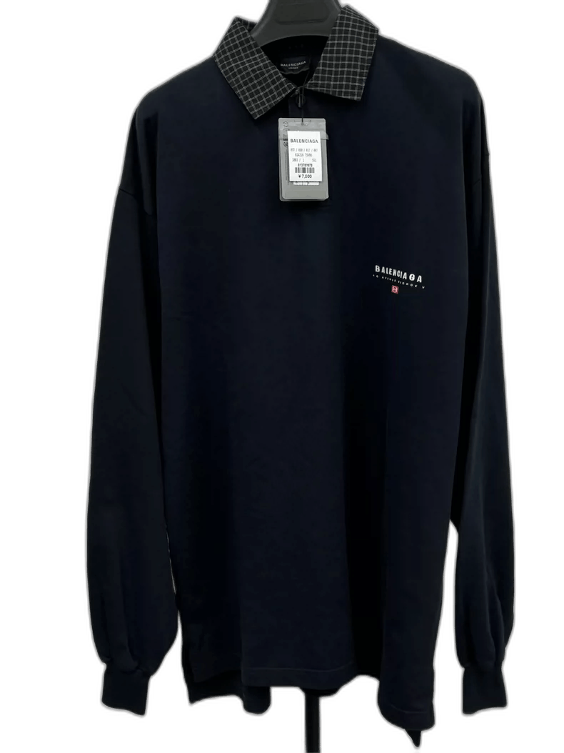 【BALENCIAGA】LONG SLEEVED POLO SHIRT ポロシャツ Balenciaga Balenciaga Long Sleeve Polo Shirt SS25 | Grailed