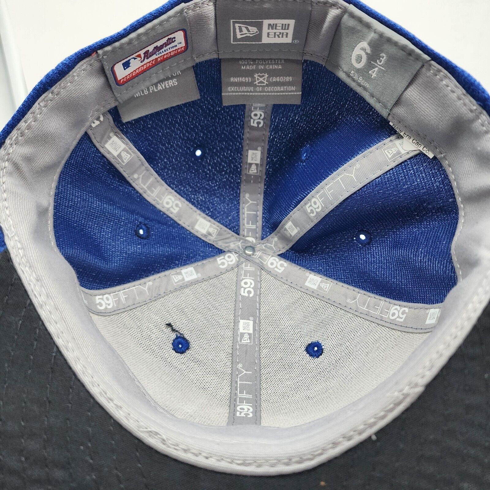 New Era Chicago Cubs Hat 6 3/4 Fit 59Fifty Authentic Collection Size ONE SIZE - 7 Thumbnail