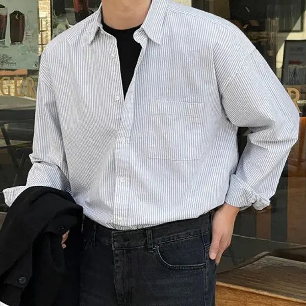Other Kitayama x Junko Oxford Stripe Shirt Size US M / EU 48-50 / 2 - 5 Thumbnail