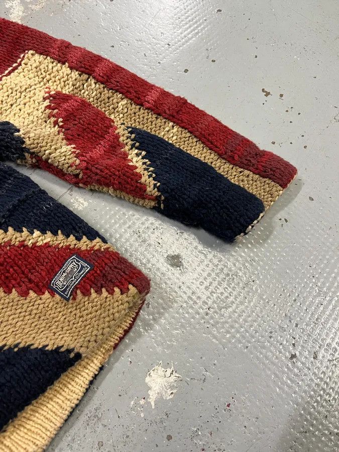 Polo Ralph Lauren 2000s Ralph Lauren Denim & Supply Wool UK Flag Buttoned Cardigan Sweater Size US S / EU 44-46 / 1 - 6 Thumbnail