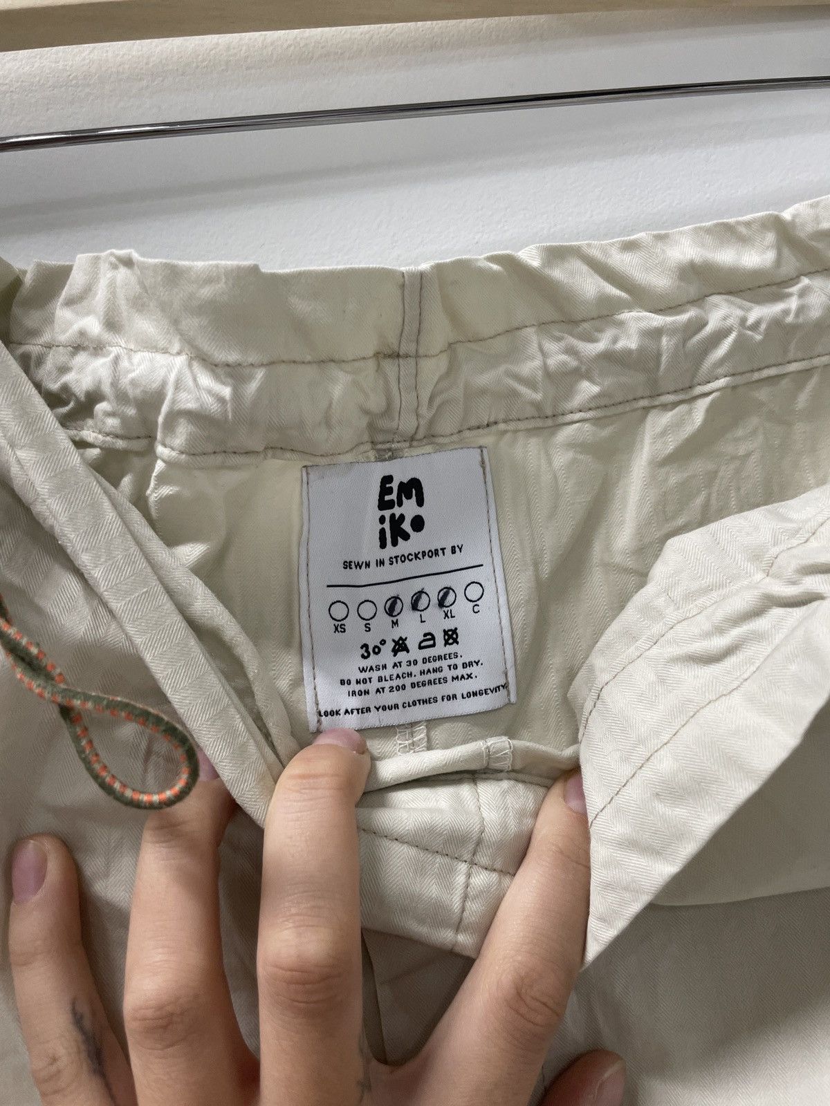 Other Cropped wide leg drawstring pants Size US 36 / EU 52 - 3 Thumbnail