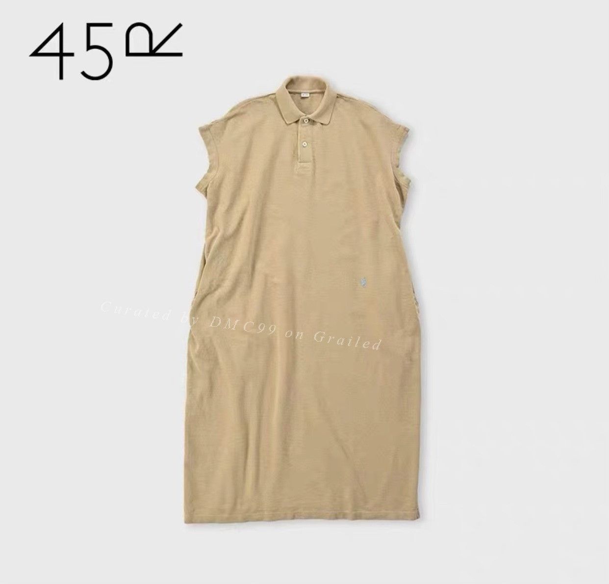45rpm 45r Limited Piqué Cotton Polo Dress Size M / US 6-8 / IT 42-44 - 1 Thumbnail