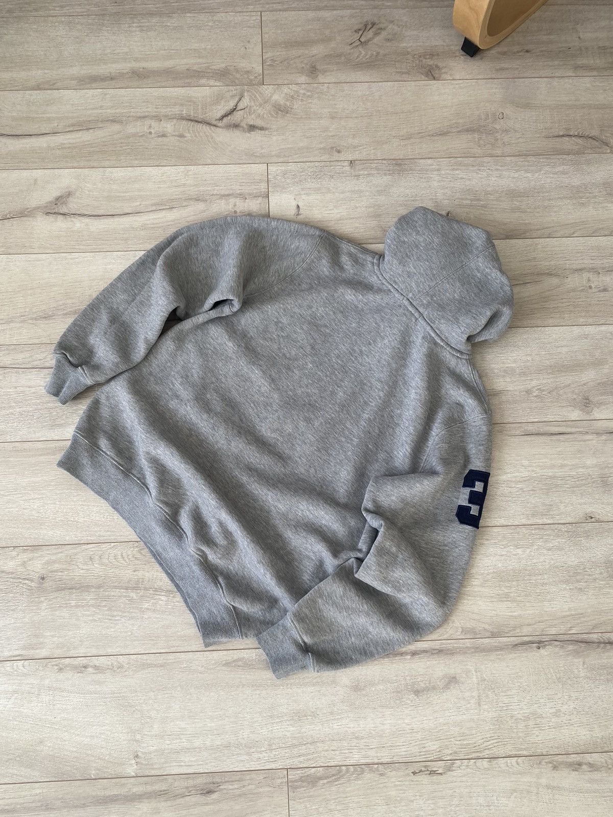 Polo Ralph Lauren Polo Ralph Lauren Vintage Hoodie Baggy 3 Big Pony Gray Size US S / EU 44-46 / 1 - 9 Thumbnail