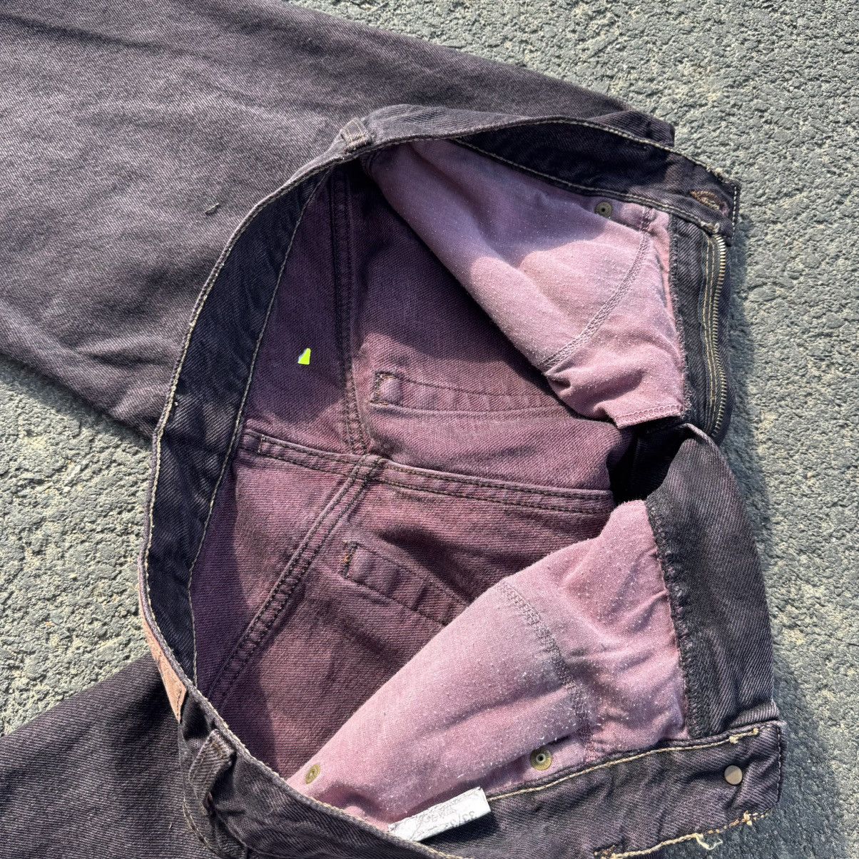 Mustang Mustang Purple Wash Denim Jeans 33x32 Japanese Levis Haze Size US 33 - 13 Thumbnail