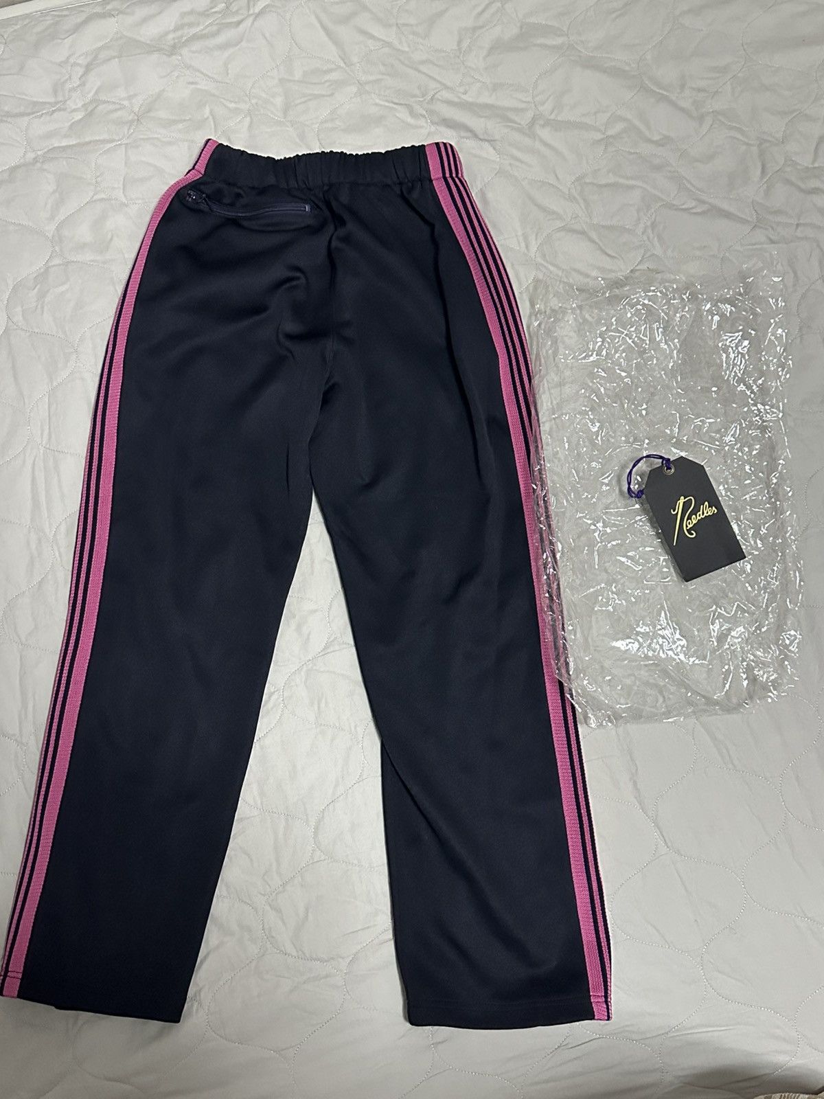 Japanese Brand × Needles Needles Track Pant Navy Small Size US 30 / EU 46 - 3 Thumbnail