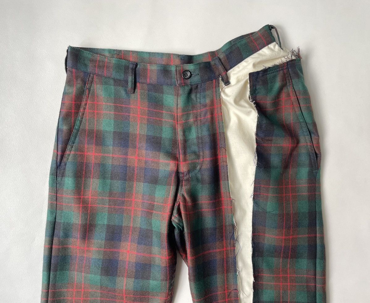 Comme des Garcons A/W 06 ‘Reworked Tartan’ Wool Trousers Size 26" / US 2 / IT 38 - 2 Thumbnail