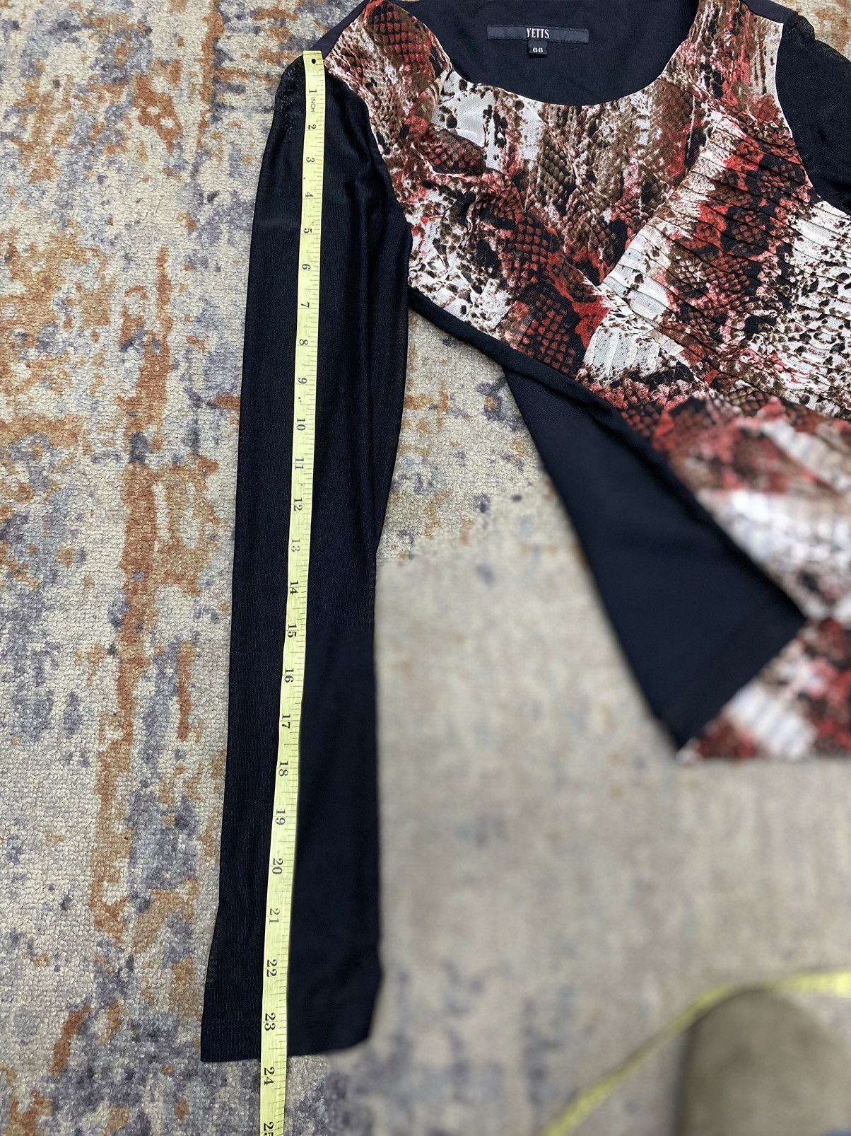 Japanese Brand × Jean Paul Gaultier jean paul gaultier style meshtop snake skin YETTS Size S / US 4 / IT 40 - 13 Thumbnail